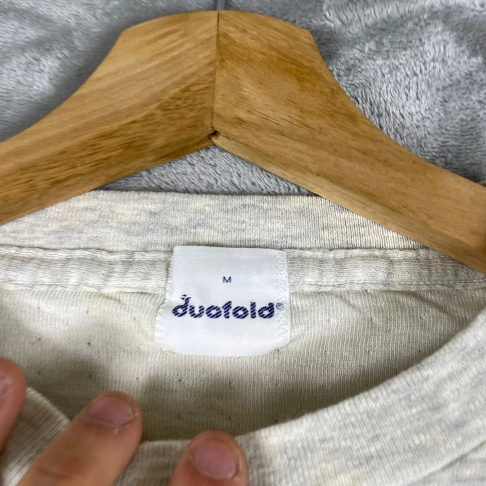 Vintage Duofold Thermal Shirt Mens M Grey Long Sleeve Wool Blend Base Layer USA